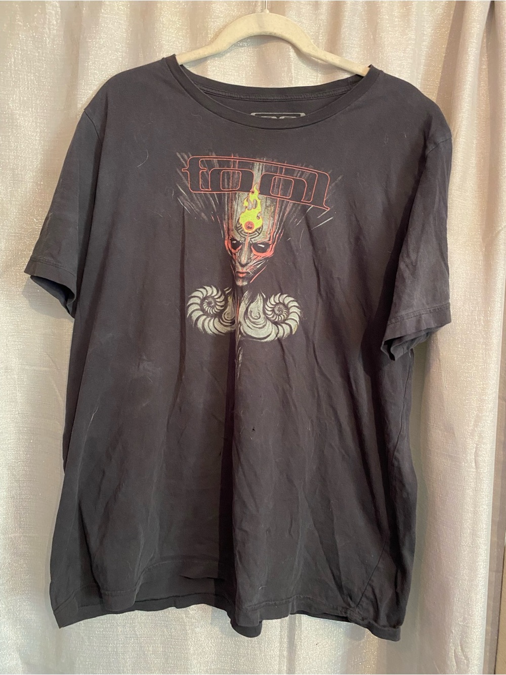 Tool band graphic t-shirt featuring artwork from their acclaimed Lateralus era.